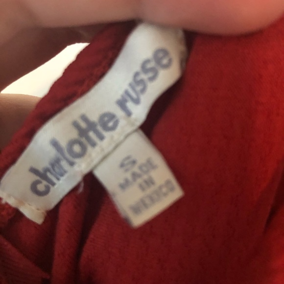 Burnt Orange Strappy Cocktail Dress - Picture 2 of 2